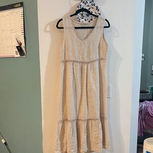 VALENTINA NALDI LINEN DRESS